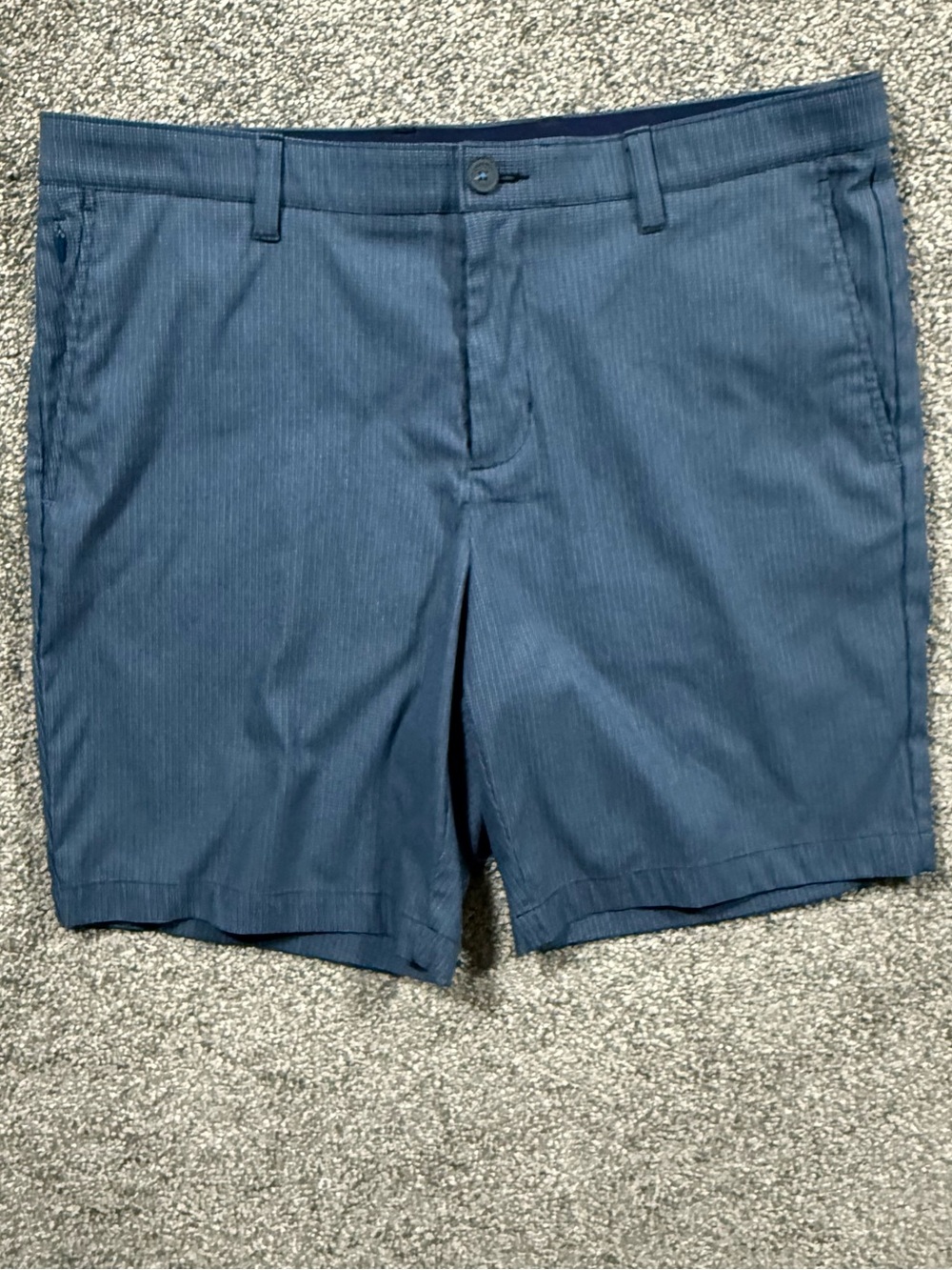 Tommy Bahama Barbados Pro Vista Check Shorts 36 Blue Golf Bermuda
